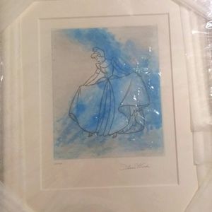 Authentic collectable Cinderella Aquatint  Picture